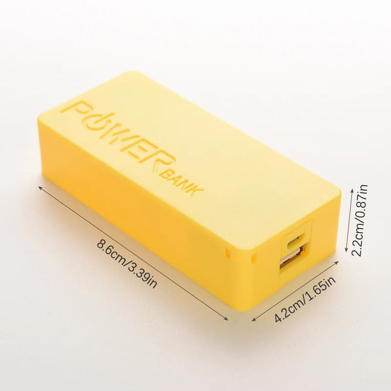 New! 5600mAh 2X 18650 USB Power Bank Charger Case DIY Box for Phone Electronic Charging for 18650 Li-Battery DC 5V 1A