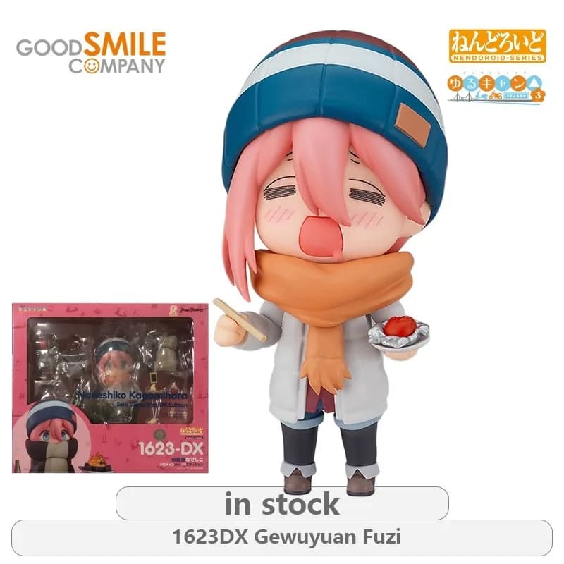 GSC Originale NENDOROID LAID-BACK CAMP Serie 1623 Gewu Yuanfuzi Solo Camping Ver Anime Action Figure Modello Giocattoli Regali Per Ragazzi