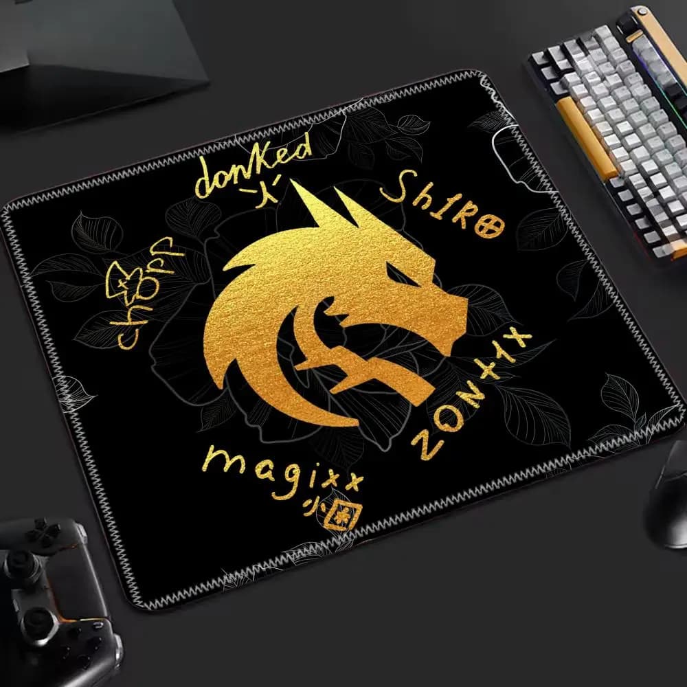 Tappetino per mouse Major Champion Team SpiritS, in gomma, piccolo, per computer desktop, tastiera da ufficio, e-sport, giochi ROGs