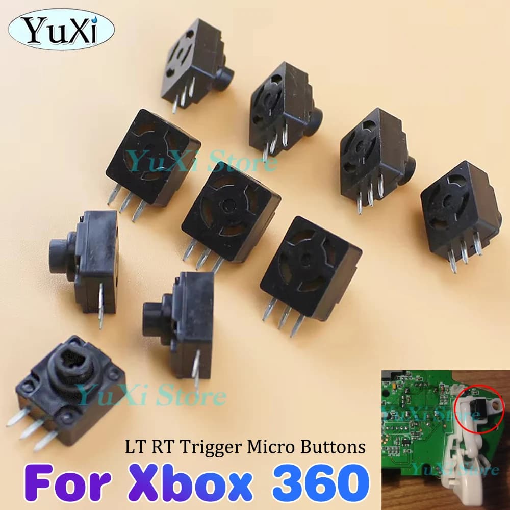 Per Xbox 360 Controller LT RT Trigger Micro Interruttore Pulsante Sinistra Destra Potenziometro Interruttore Pulsanti Parti di Riparazione di Ricambio