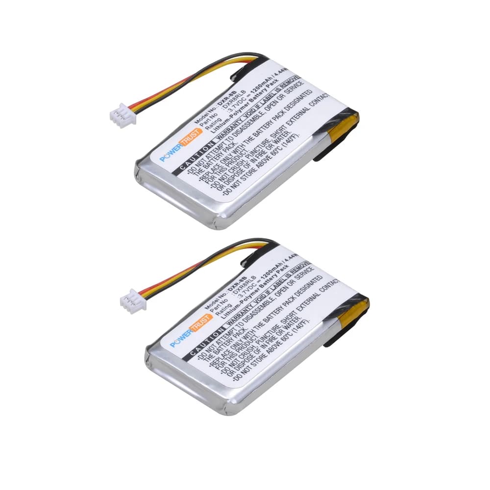 2Pcs 3.7V DXR-8 Battery for Infant Optics DXR8 Video Baby Monitor, SP803048 Lithium Ion Rechargeable