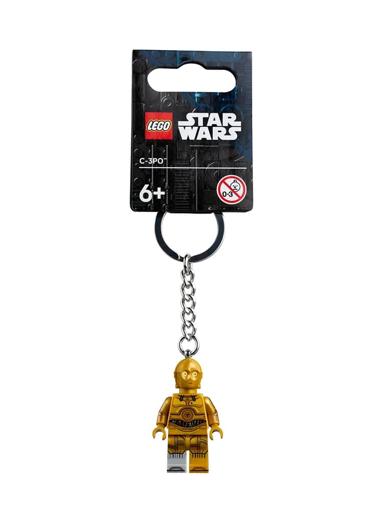 Lego Star Wars 854313 C-3Po Portachiavi Portachiavi Ciondolo a catena Giocattolo Regalo di festa