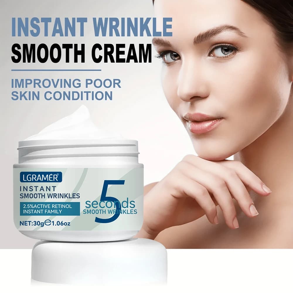 5 seconds Retinol Cream for smooth wrinkles Nutrient Moisturizing Cream Dissolvency Spot Satin Skin Care Fine Skin Care Cream Lifting Products for Care