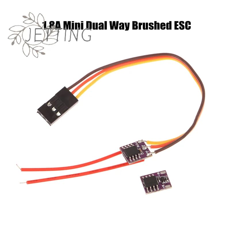 HOT 1S 1.8A Dual Way Brush ESC Electronic Speed Regulator Mug Mini Way Brushed for RC Model DIY Auto Aerial Drone
