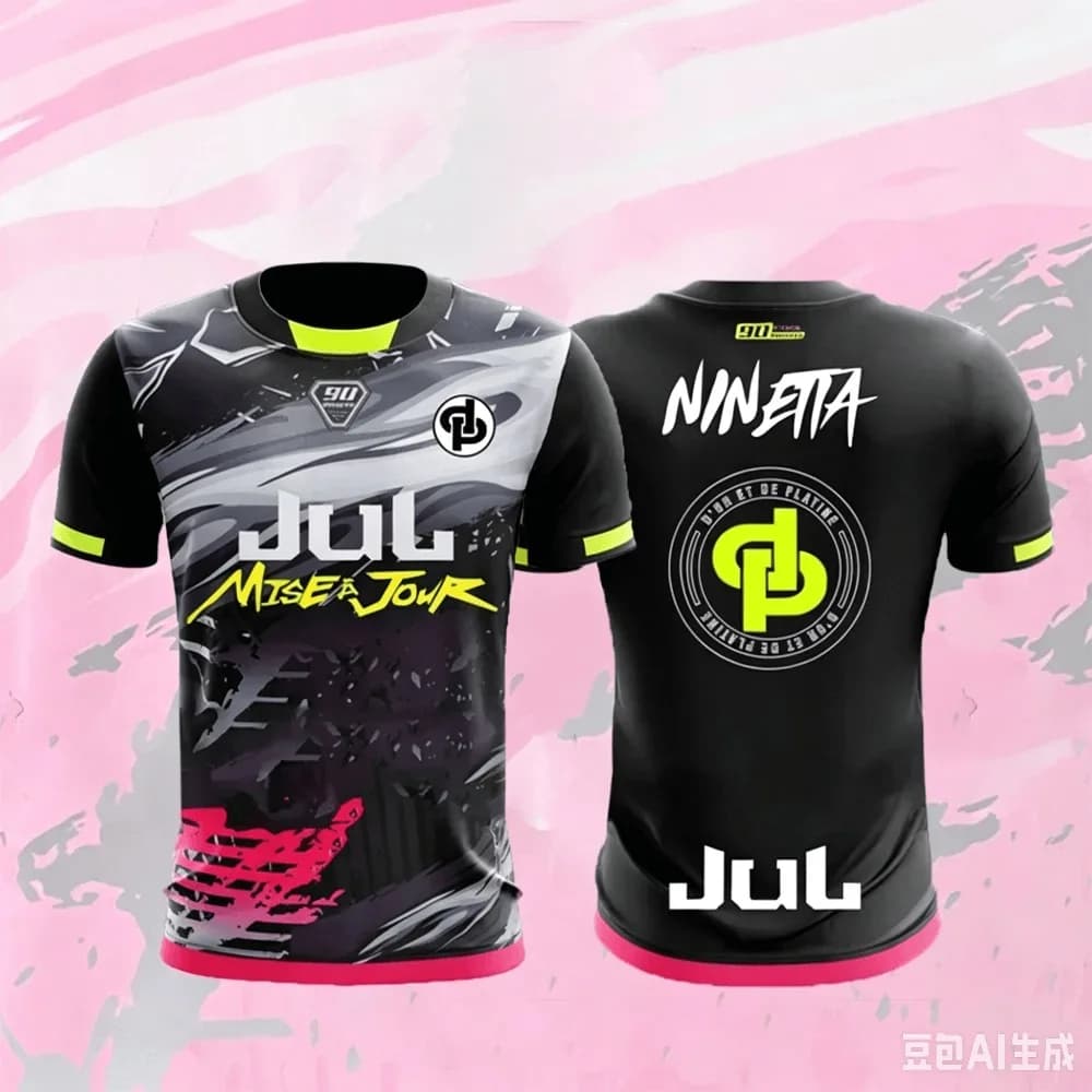 T-shirt da uomo di grandi dimensioni stampata in 3D della serie MM9 JUL Summer da 90 minuti, ampia e comoda, adatta per l'uso all'aperto