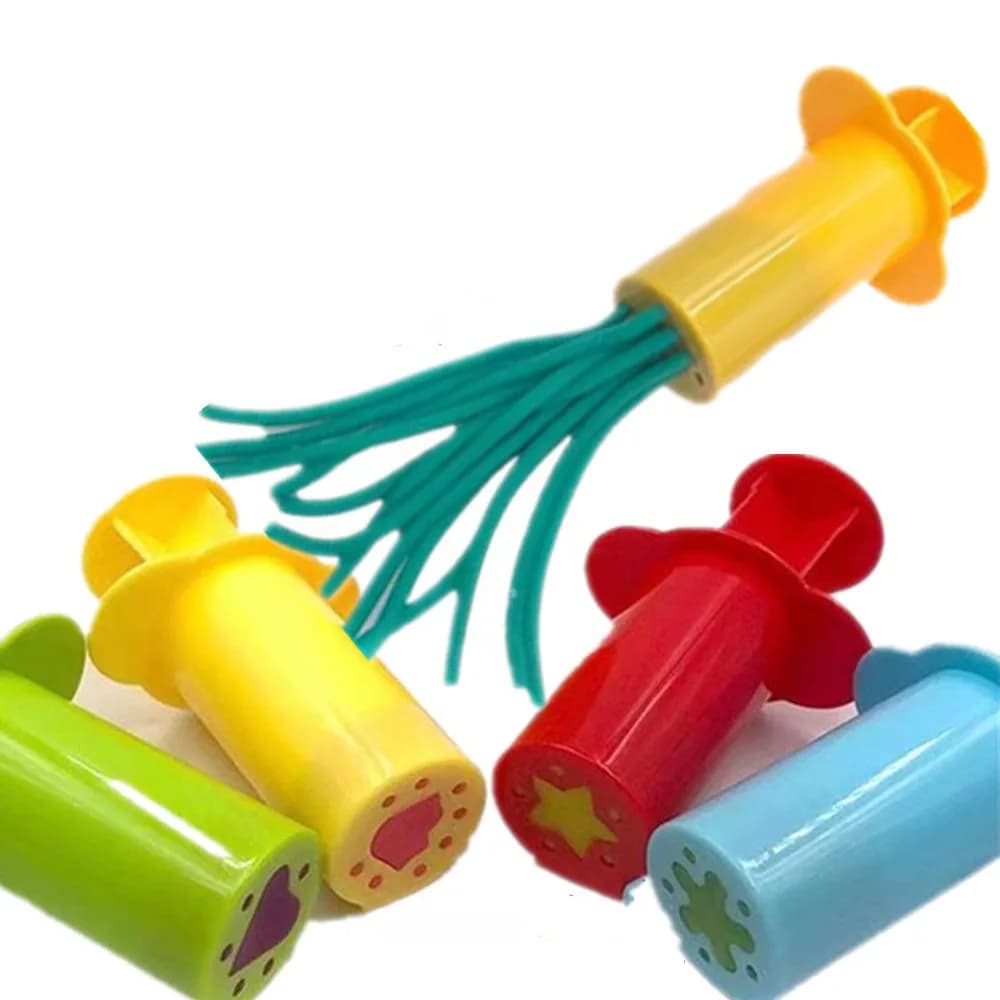 5 pz/borsa Colore Pasta Modello Strumento Giocattoli 3D Strumenti di Plastilina Gioco Set Stampi di Argilla Deluxe Set Learning Education Bambini Gioca a Casa Giocattolo