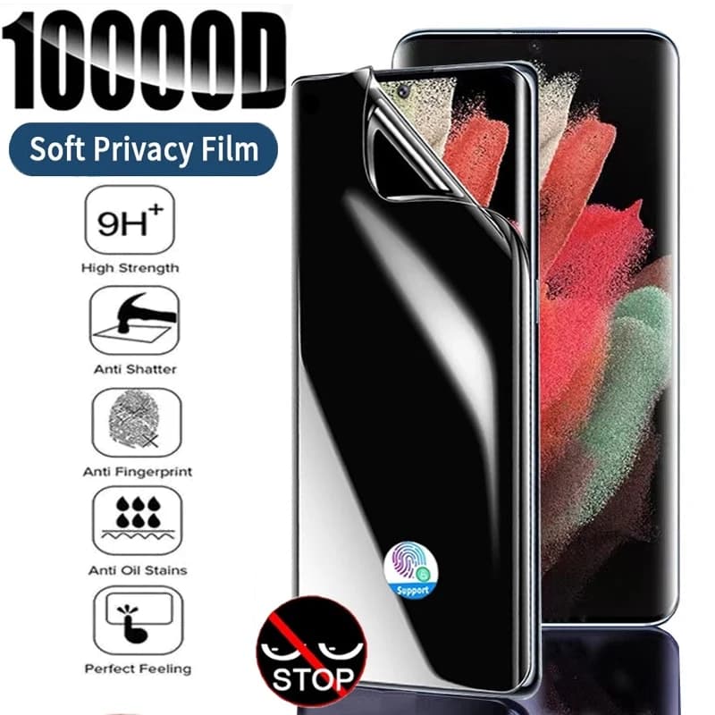 2 pezzi protezione schermo pellicola anti-spia Hydroge per Samsung Galaxy S22 S21 S20 S23 Ultra per Samsung Galaxy S9 Plus Note 10 20 pellicola