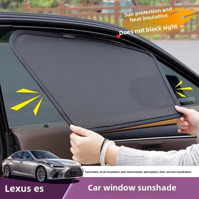 For Lexus ES200 ES300h Auto Parasol Electrostatic Adsorption Solar Protection Thermal Insulating Front Side Window Rear Sun Tent