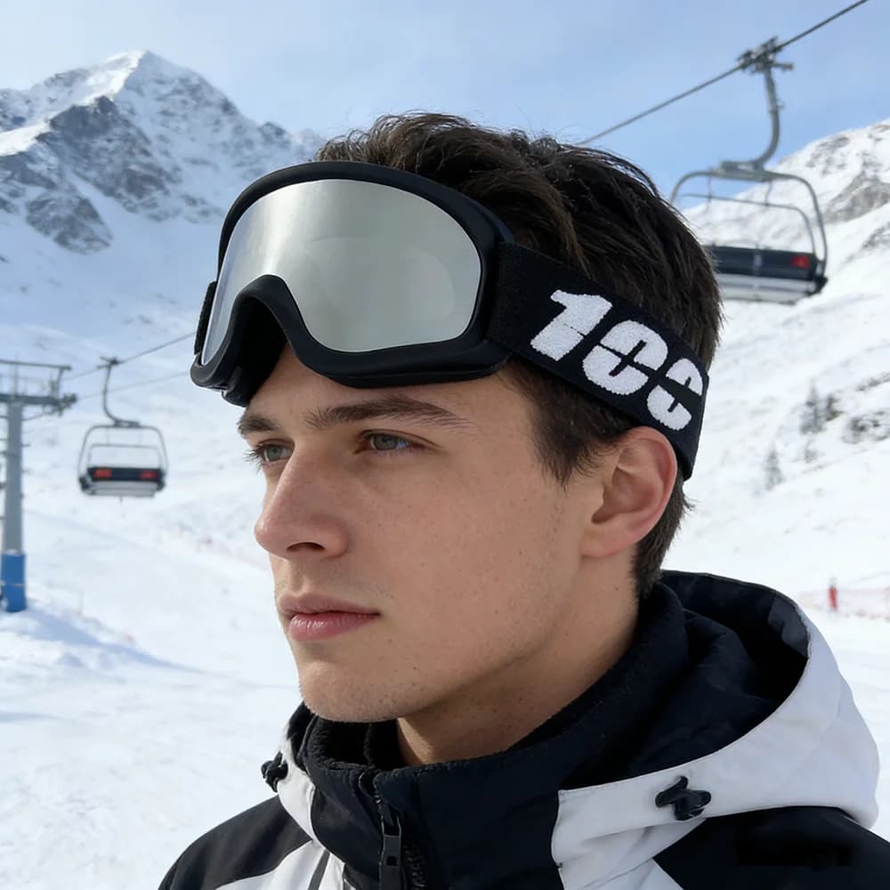 Occhiali da Sci Invernali Professionali, Occhiali da Neve per Uomo, Occhiali da Ciclismo Antiappannamento, Attrezzatura da Snowboard UV400