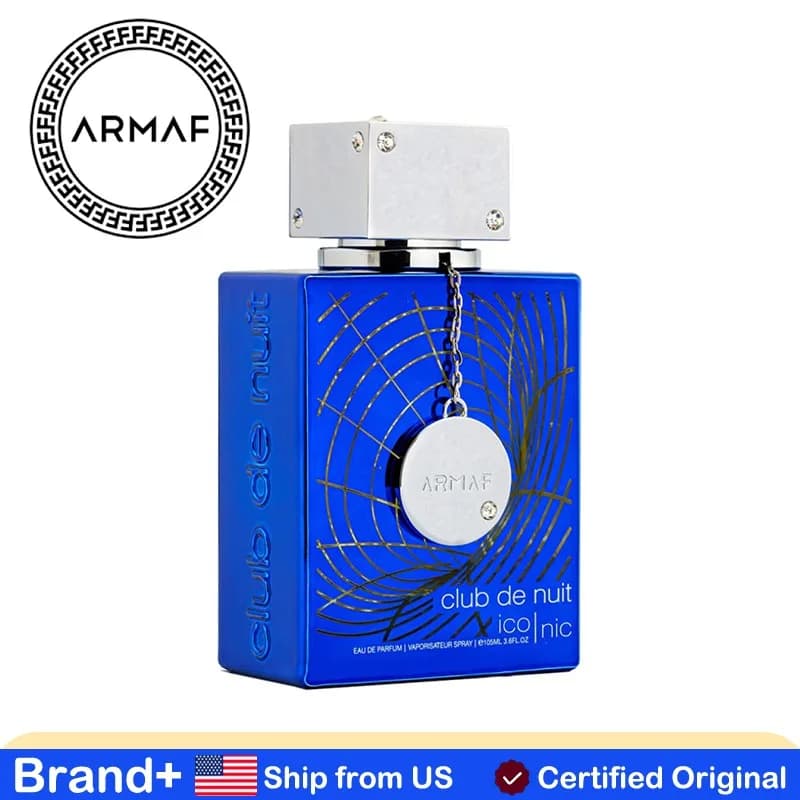 Armaf Club De Nuit Blue Iconic Eau de Parfum per Uomo, Profumo Persistente Arabo per Donna, Fragranza ai Feromoni a Lunga Durata 105ML