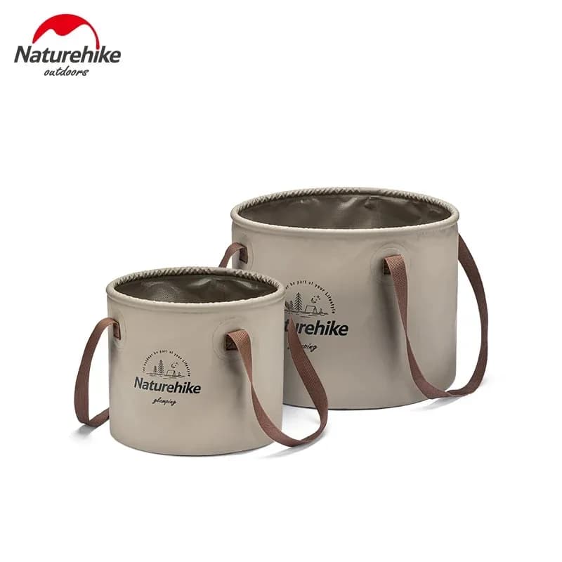 Naturehike folding outdoor bucket portable travel bucket washbasin bag for dry underwear for soaking foot