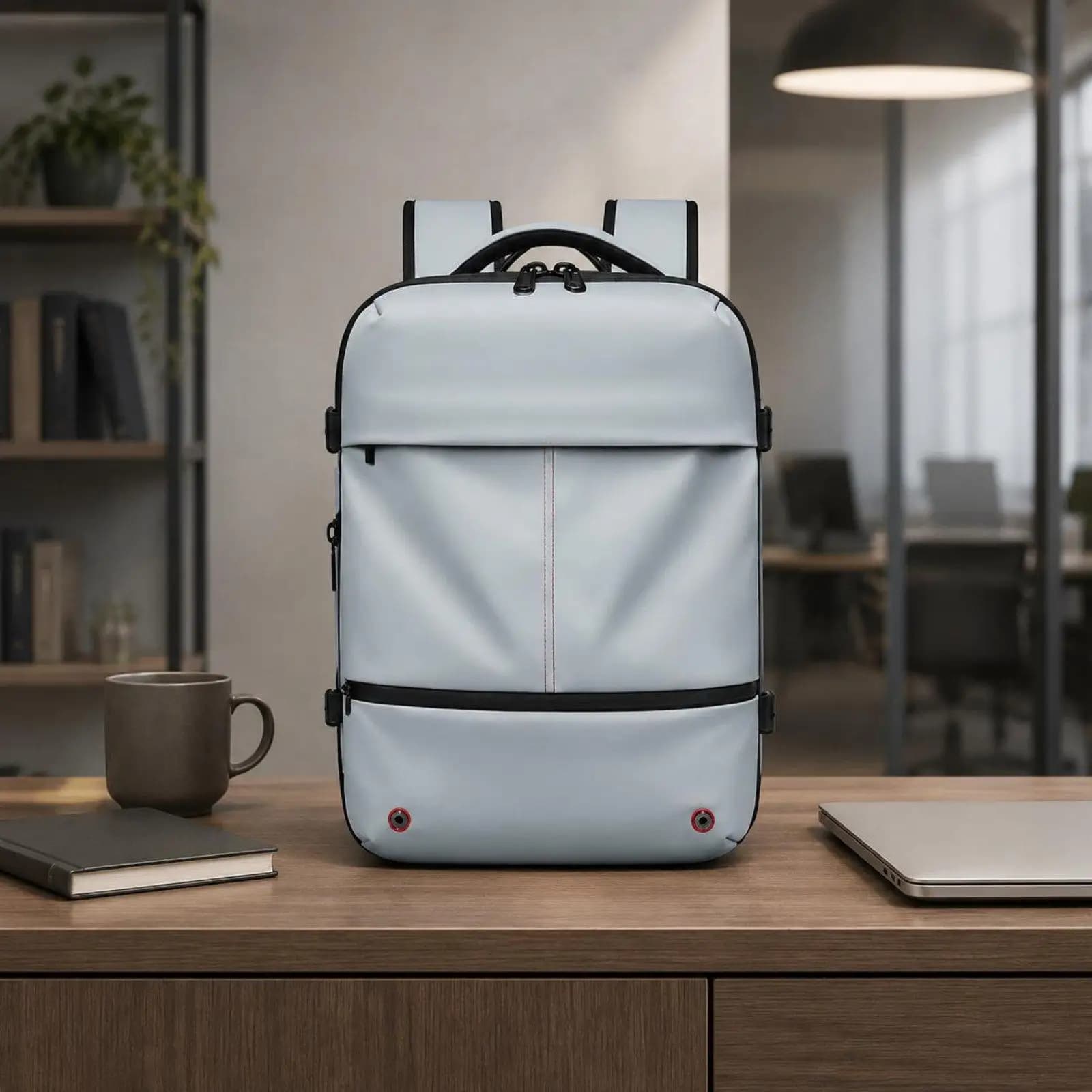Women Travel Luggage Expandable Office Laptop Backpack Lightweight Travel Bag for Commuting and Trips