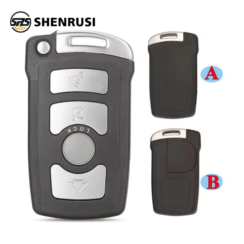 YONSEN car remote control for BMW 7 E65 E66 E67 E68 745i 745i 750i CAS1 system, smart keyless car key spare housing