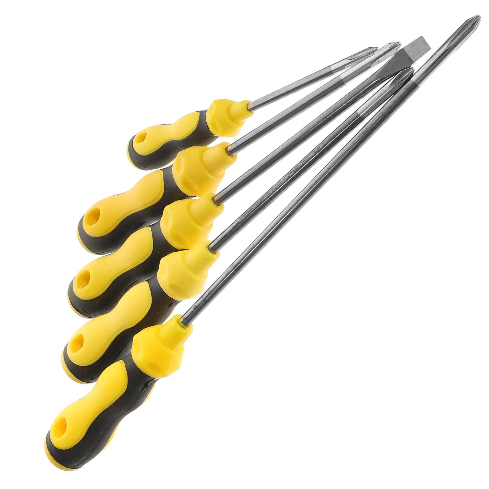 Set di Cacciaviti di Precisione con Manico Lungo, Utensili Manuali per Elettricisti e Meccanici, Punte Magnetiche Forti, Veloci ed Efficienti