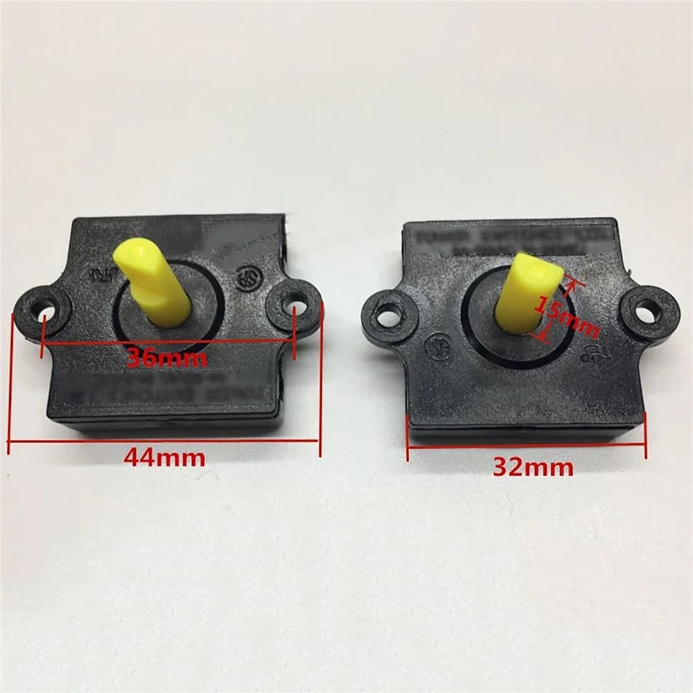 2pcs/set Universal Three-speed Square Rotary Switch for Electric Fan Replacement Shift Switch for Blender Juicer Repair Parts
