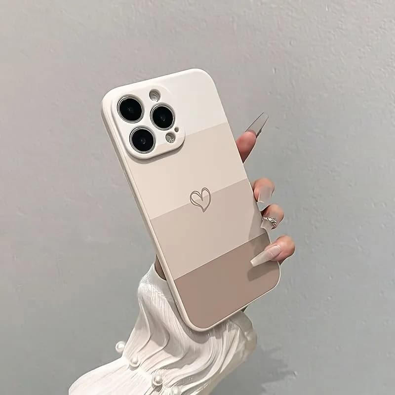 Simple Trend Phone Case For iPhone 17 16 15 14 13 12 11 Pro XS Max X XR 6 7 8 Plus Mini Air 16E 17E Soft Silicone Protect Cover