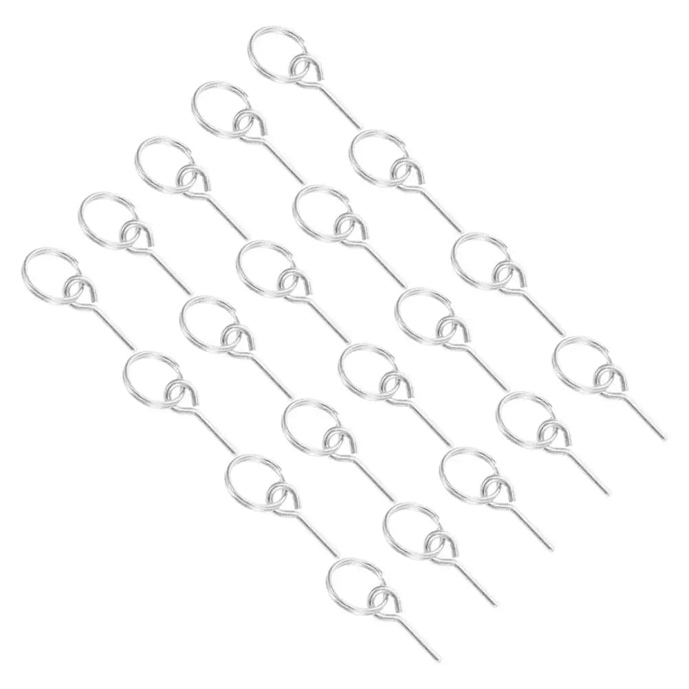 20Pcs Tent Ring Replacement Portable Rope Ring with Pin for Tent Fixed Connection Wear Resistant Lightweight Camping Outdoor