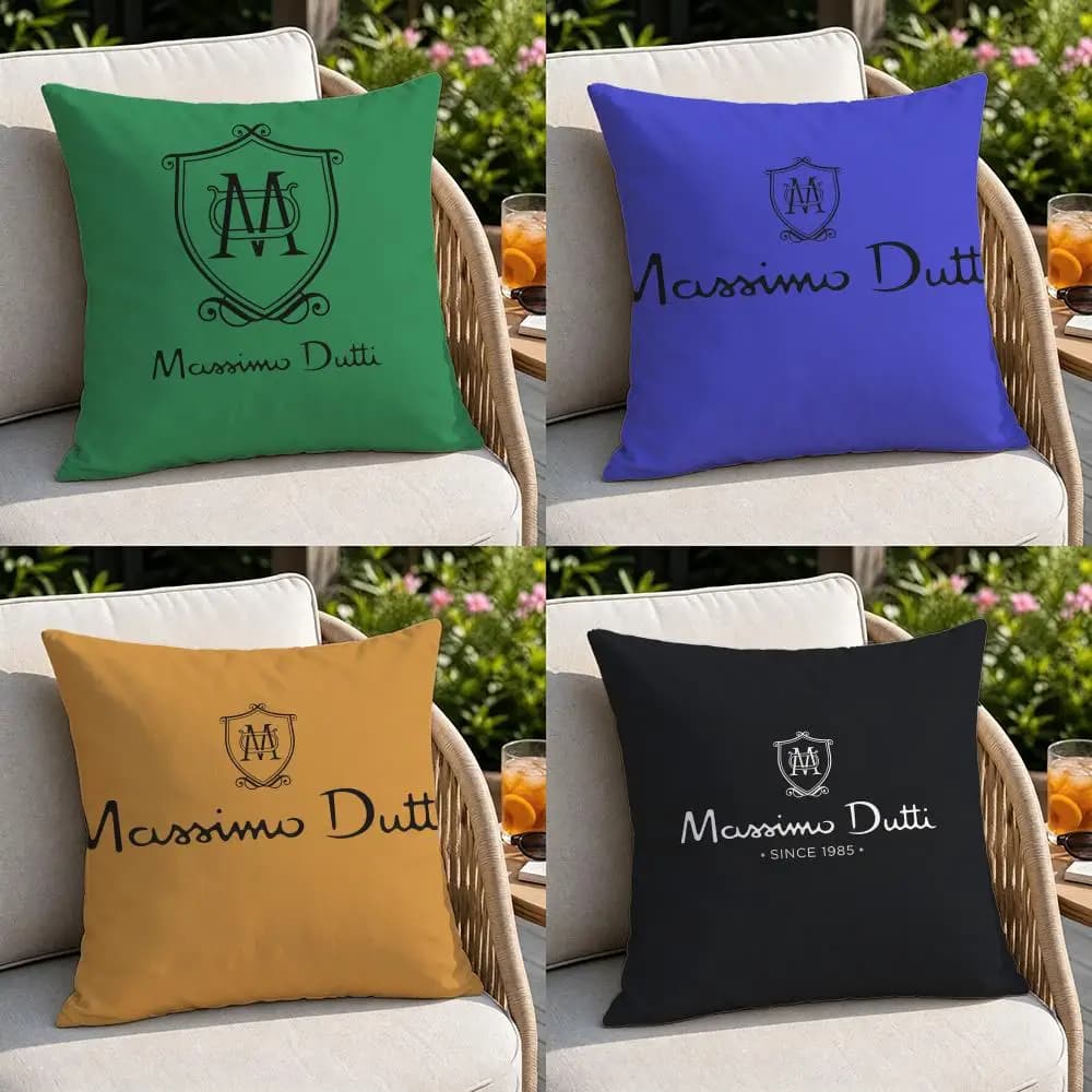 Brand-Massimo DuttiS Cushion Cover Soft Square Throw Pillow Covers Set for Sofa Bedroom Car Home Decoration