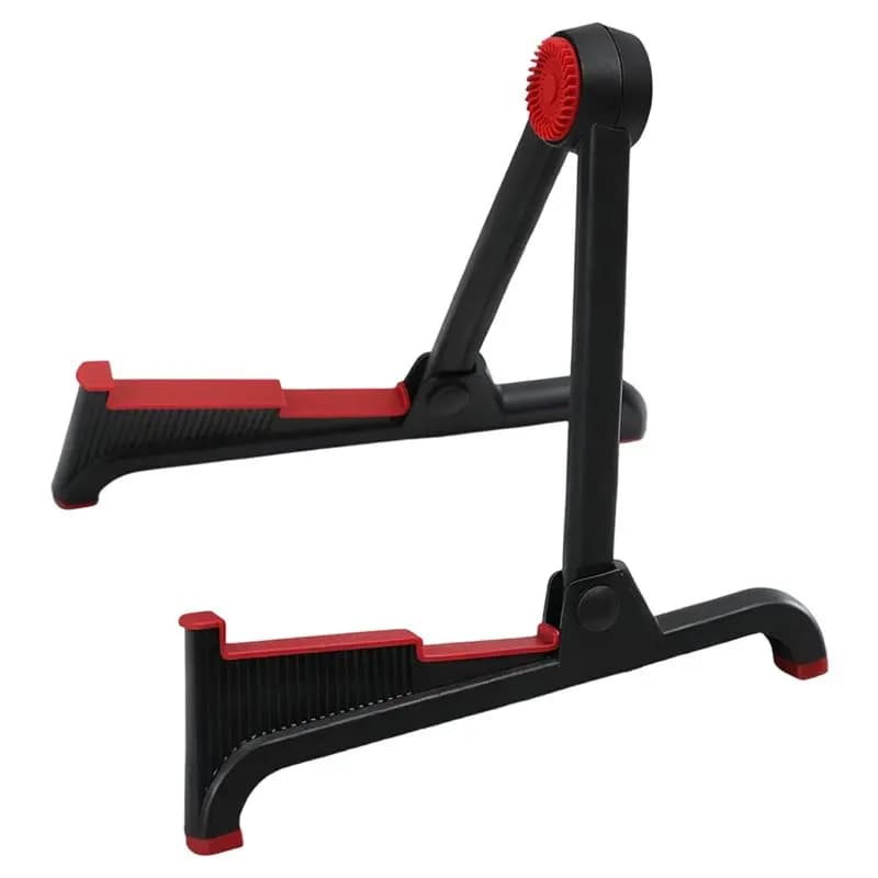 A06F-A-Frame Tripod Adjustable Guitar Stand Folding Floor Stand For Acoustic Electric Guitars And Ukuleles Small