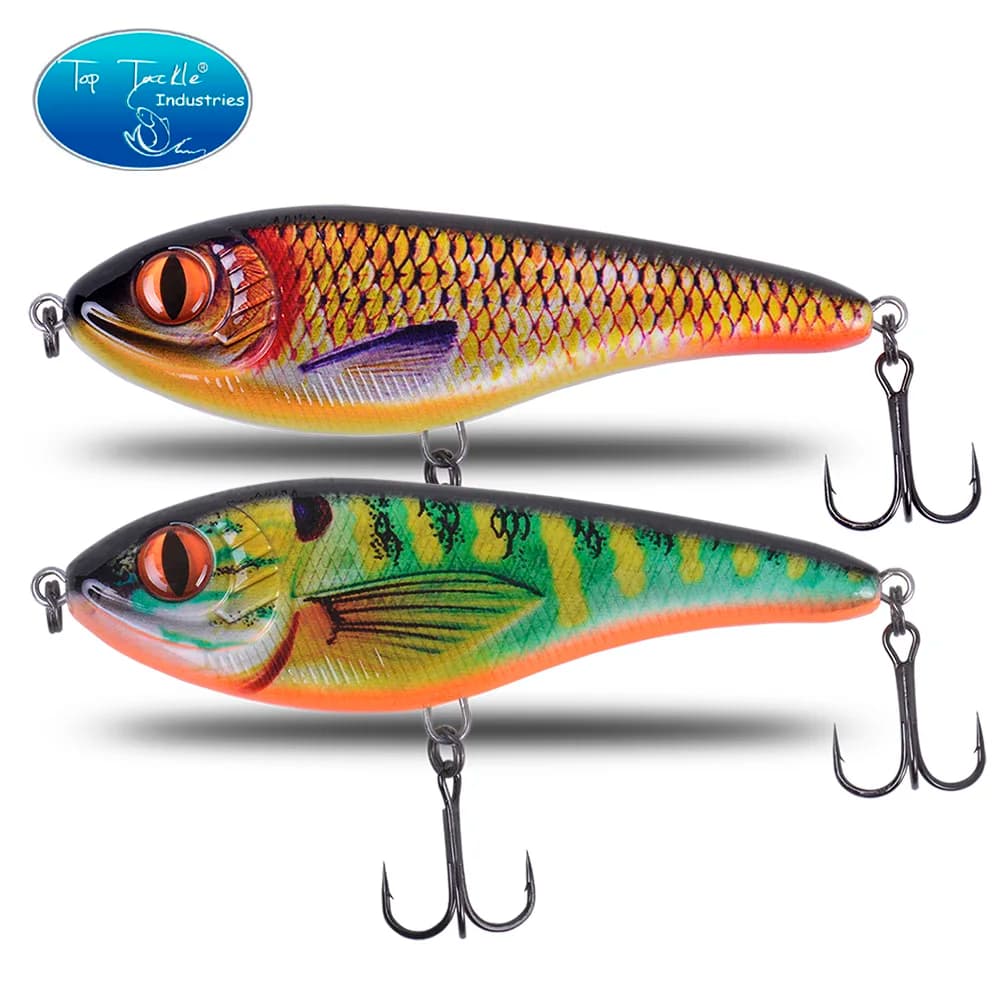 CF Lure Jerkbait ad affondamento lento 150mm-76g 170mm-135g Esche da pesca Musky Pike Slider Bass