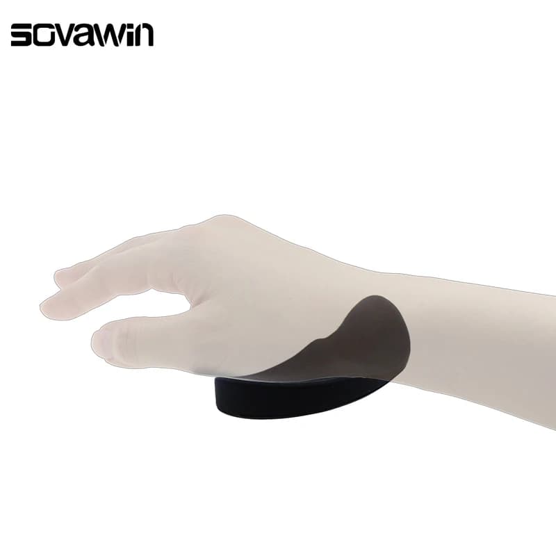 Sovawin tappetino per Mouse ergonomico G80 Gel di silicone antiscivolo snellente poggiapolsi supporto tappetino per Computer Mousepad per PC da gioco per ufficio