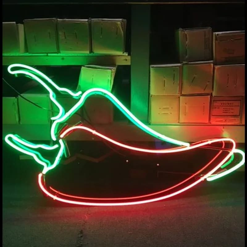 Insegna al neon New Pepper Chili Neon Lights Sign per Club Arcade Sign Decor Bar all'interno fornisce luce per l'illuminazione delle parti nella stanza