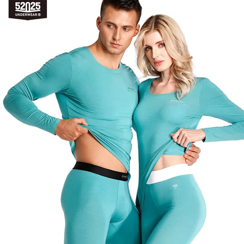 52025 Premium Modal Thermal Underwear – Ultra-Soft Lightweight Base Layer with Zero-Touch Seamless Comfort & Soft Stretch Feel