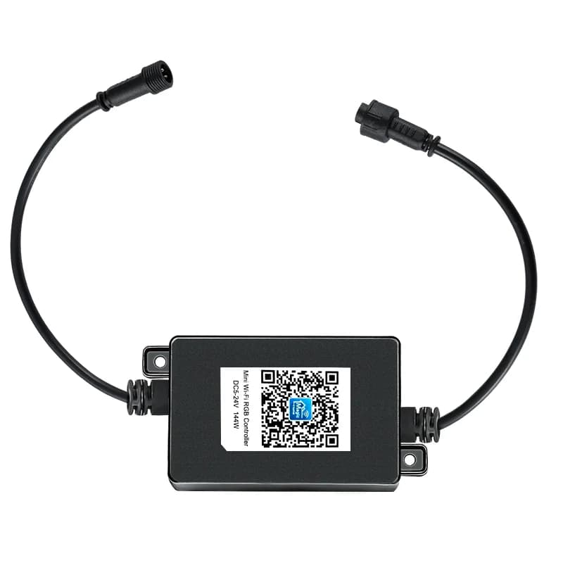 Controller WIFI LED IP68 per strisce RGB/da ponte/piscina/luci da giardino DC12V 144 Watt Controller WIFI wireless Connessione per telefono cellulare