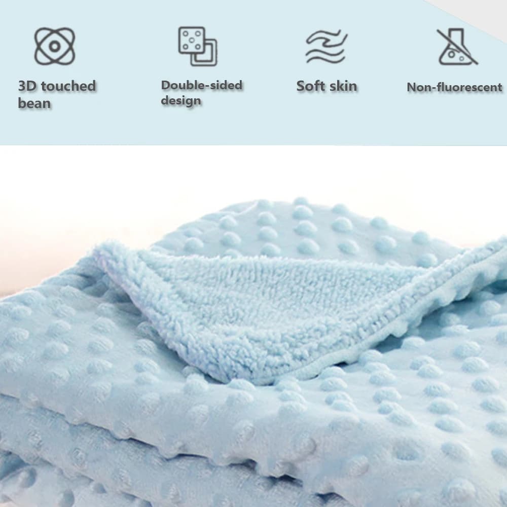 Coperta e fasce per neonati Coperta termica morbida in pile per neonati Set di biancheria da letto invernale solida Trapunta in cotone Biancheria da letto per neonati Swaddle Wrap