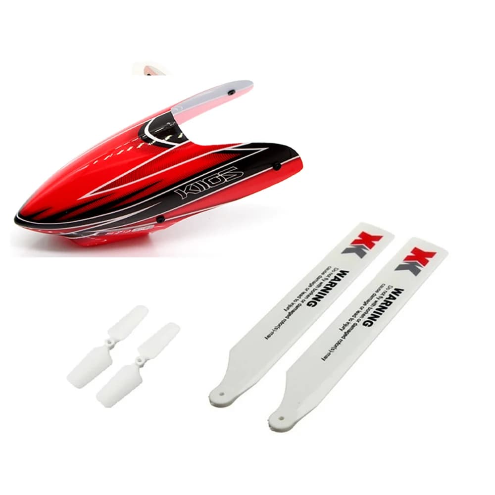 XK K110 K110s RC accessori di ricambio per elicotteri lama principale/lama di coda/baldacchino
