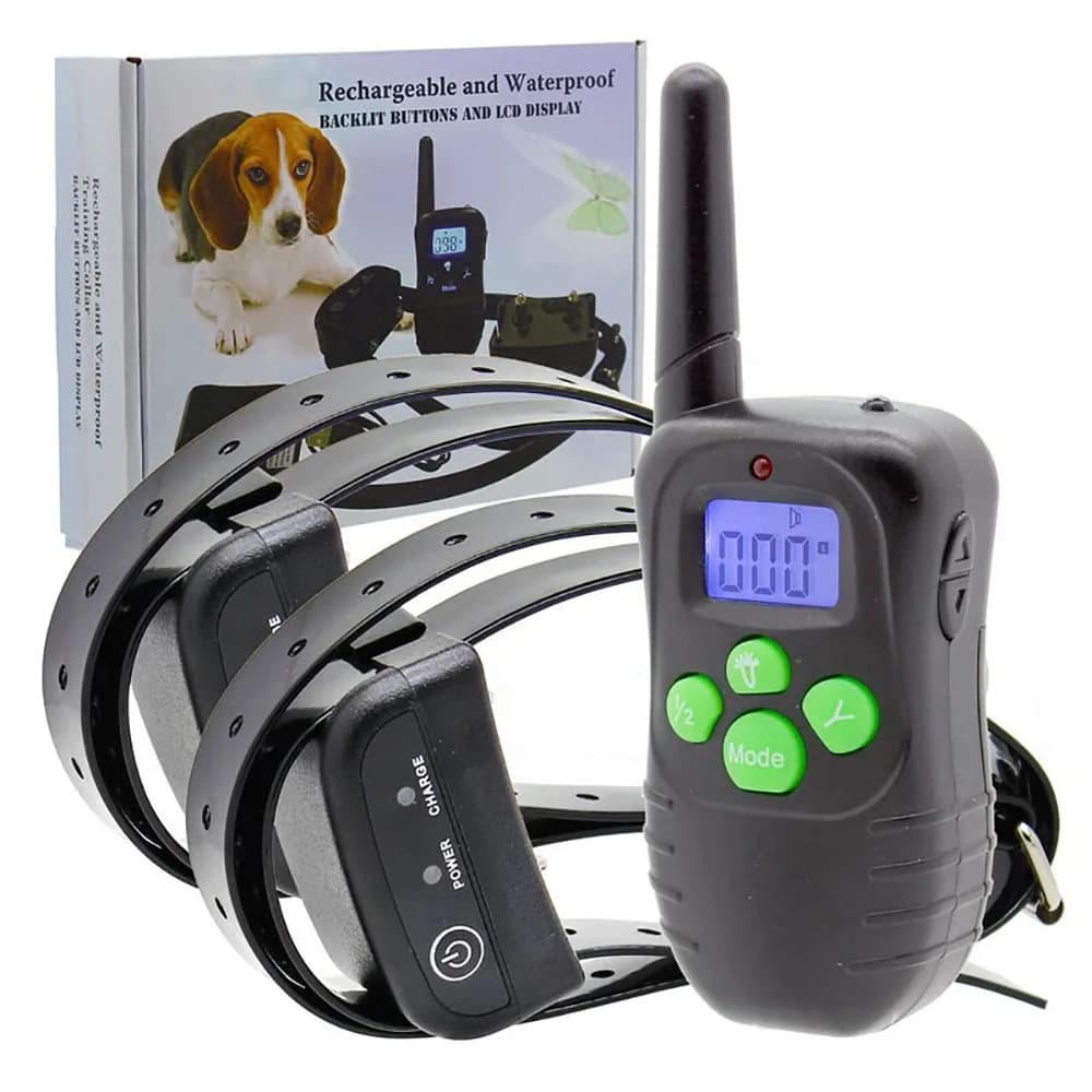 Per 2 cani Collare da addestramento antiabbaio per controllo degli urti per cani di piccola taglia/media/grande 100g2280