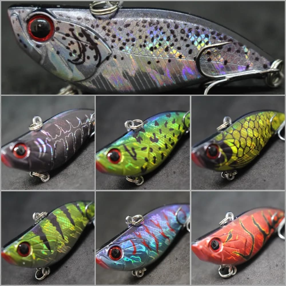 WLure Lipless Fishing Lure VIB 16g stretto Wiggle Sinking Long Casting L802