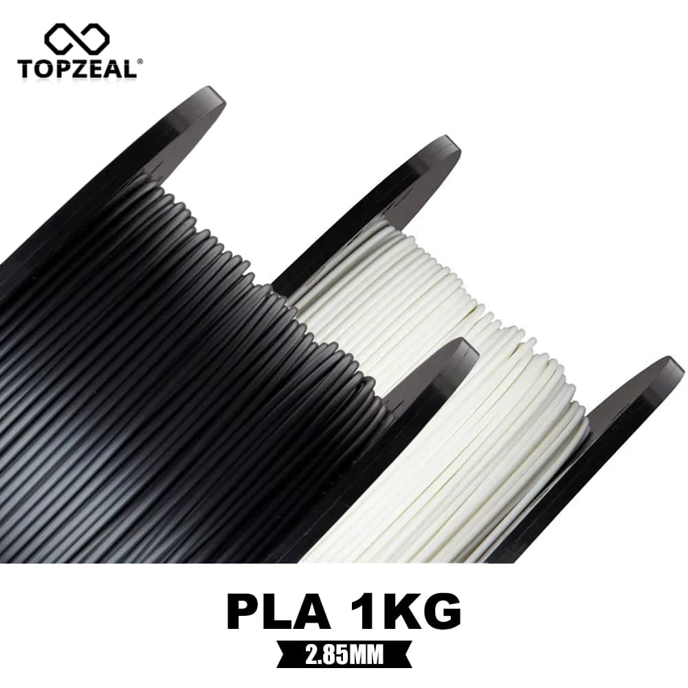 3D Printer TOPZEAL filament PLA 2.85mm 1KG/2.2lbs dimensional accuracy/-0.02mm 3D printing material for RepRap