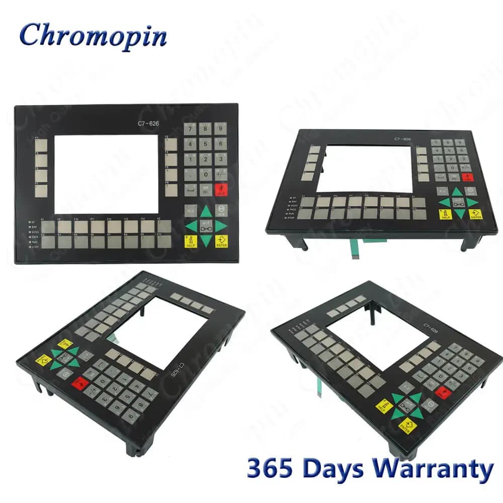 Front Case Housing Shell Cover for 6ES7 626-1AG00-0AE3 6ES7626-1AG00-0AE3 C7-626 Plastic Case Cover + Membrane Keypad