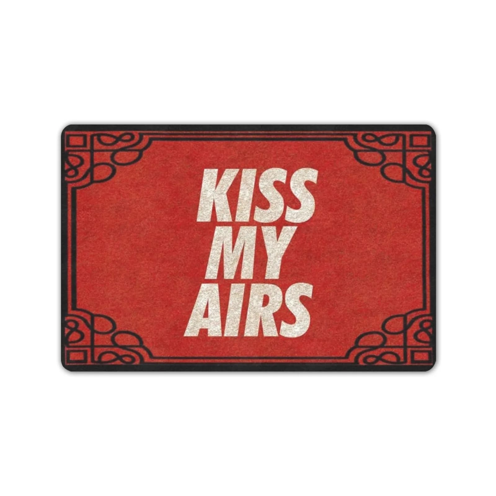 KISS MY AIRS Zerbino in gomma per bagno, cucina, giardino, garage, porta, tappetino, tappeto antiscivolo, tappeto da ingresso