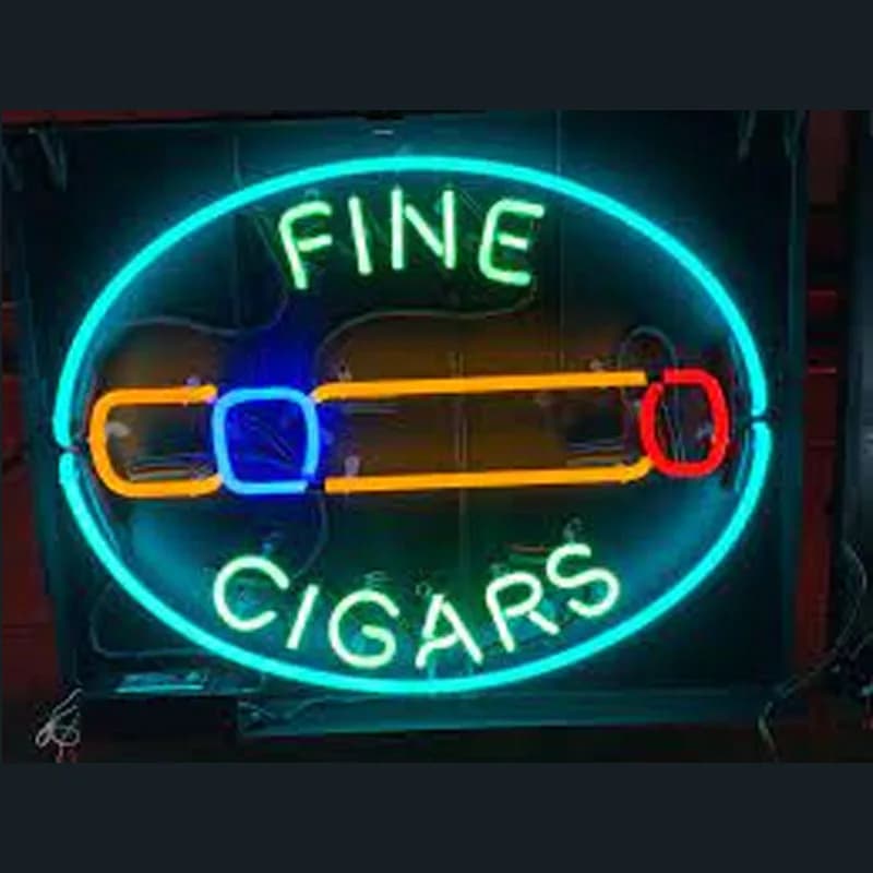 Insegne luminose al neon Sigari fini Lampadina al neon Lampada sigaretta Negozio di birra Display per tabacco Neon aziendale Letrero Neons enseigne lumine