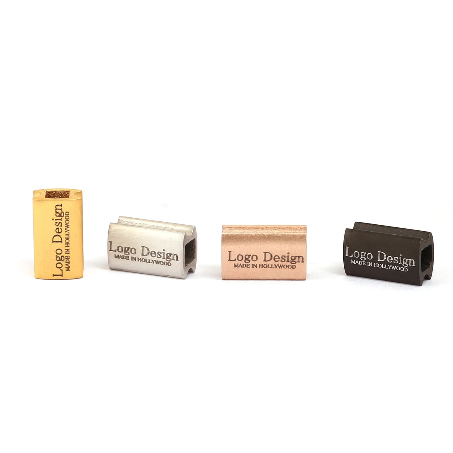 10 pcs Personalizzato Logo Inciso a Laser di Blocco Per Macrame del Braccialetto di Perline, Logo Chiusa Nodo, 6x10mm, Rettangolo Logo Blocco, LG02
