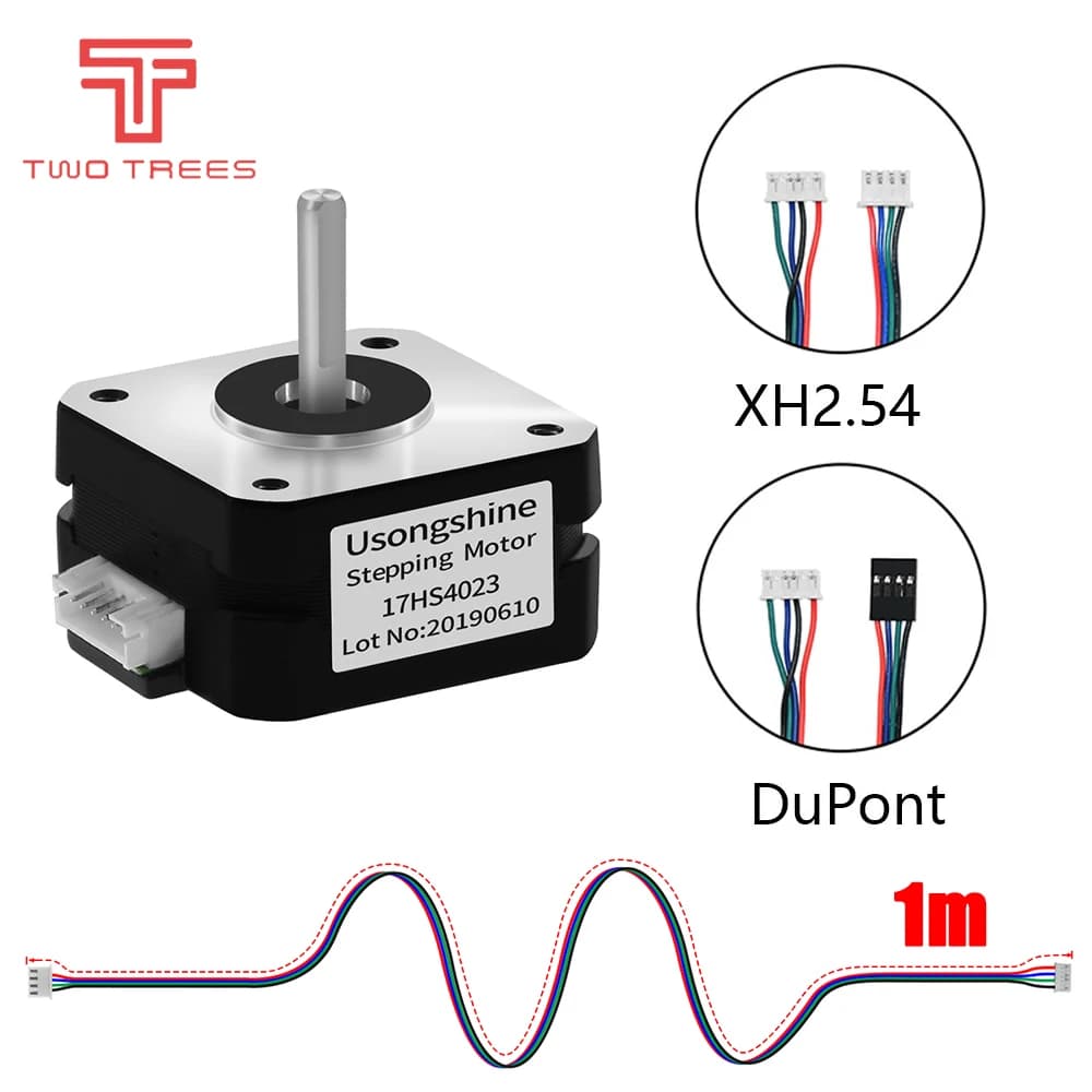 Motore passo-passo Nema17 17HS4023 per estrusore Titan motore Nema 42 a 4 derivazioni motore stampante 3D 12V/24V per estrusore CNC parti della stampante 3D