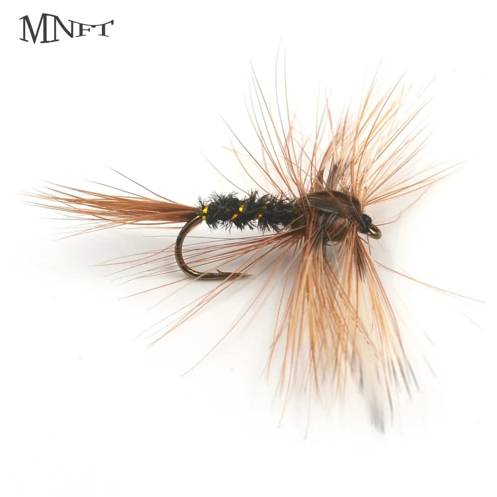 MNFT 10 pezzi simuro pavone ninfa esca trota pietra mosca trota mosche pesca a mosca mosche ninfa 8 #