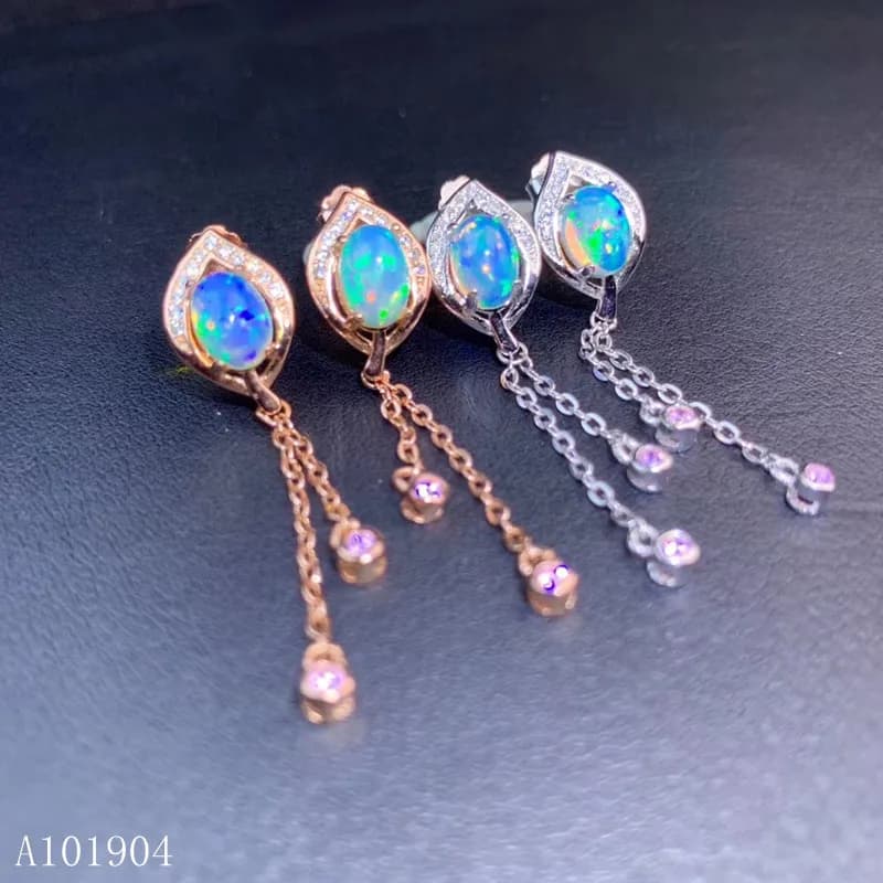 KJJEAXCMY boutique di gioielli in argento sterling 925 intarsiato naturale Opa orecchini di lusso da donna orecchini supportano il rilevamento