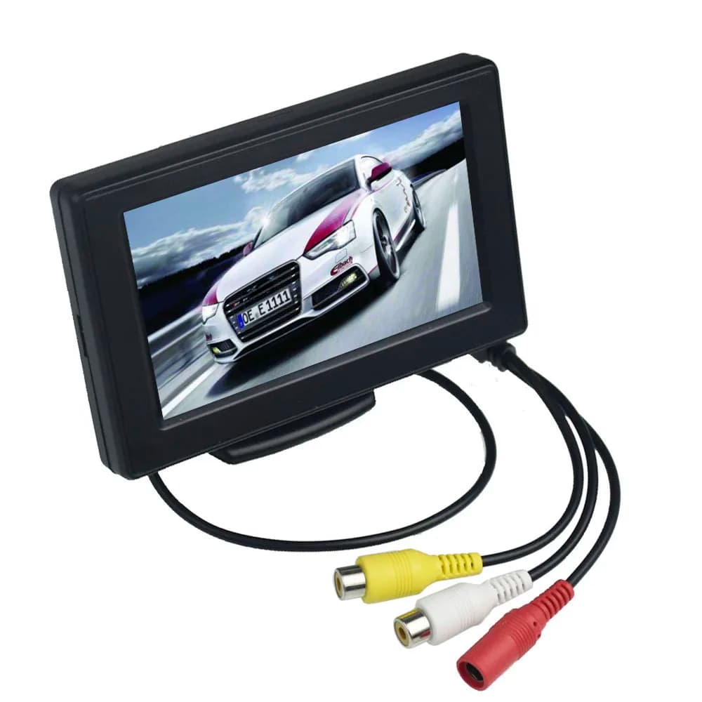 4.3 pollice LCD Display del Monitor della Macchina Fotografica di Inverso Dell'automobile Sistema di Parcheggio per Auto Retrovisore Monitor