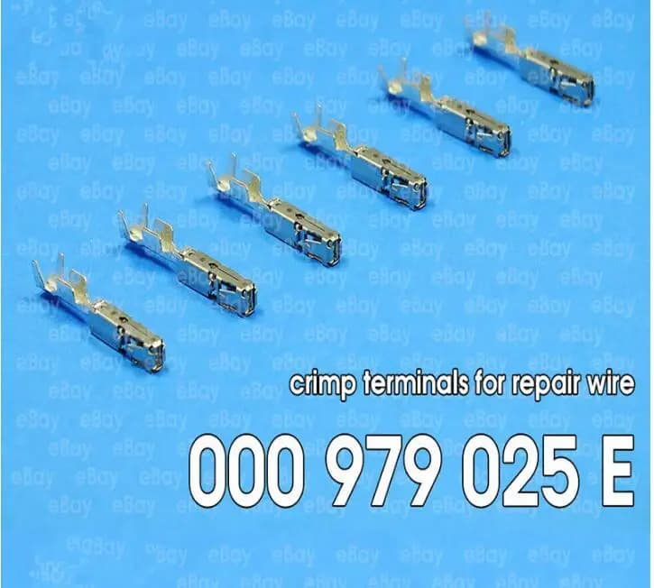 Il trasporto libero 20/28/50/100/200/500/1000 pz/lotto Terminali A Crimpare (pin) Per Il Cavo di Riparazione 000979025 E 000 979 025 E