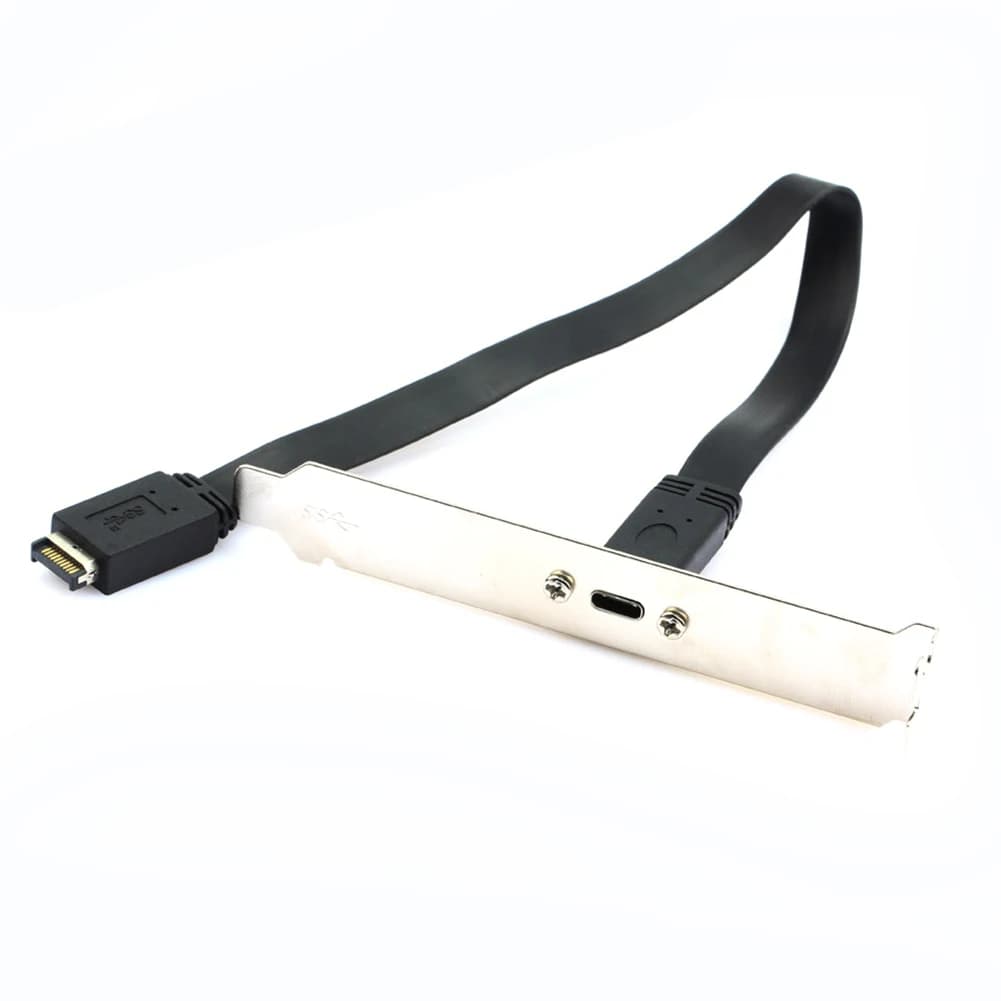 USB 3.1 Sul Pannello Frontale Tipo di Intestazione E di Sesso Maschile A USB-C Tipo C Cavo di Espansione Femminile 30 centimetri Connettore della Scheda Madre Del Computer filo Cavo di Linea