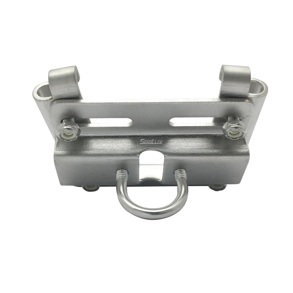 Staffe di ancoraggio per montaggio su guida piccola Sealux per guide verticali per tubi tondi e tubi quadrati Accessori per barche SS304 di grado marino