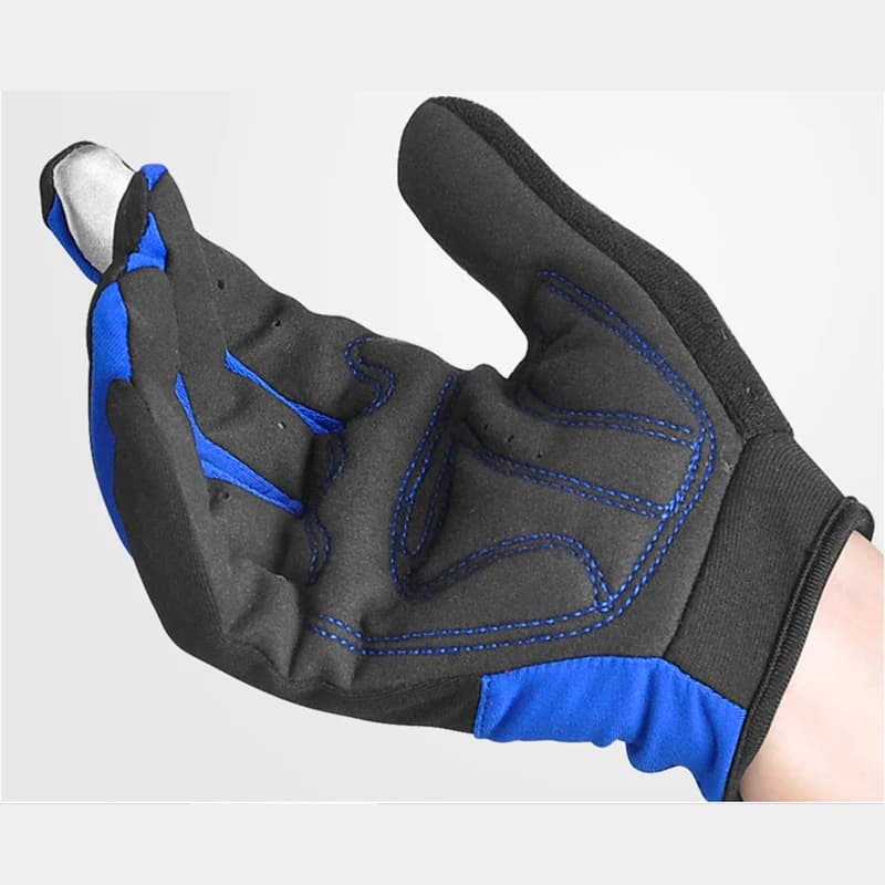 MOREOK Guanti invernali Guanti da bici antivento con dita intere Cuscinetti in schiuma Guanti da bicicletta touchscreen Guanti da ciclismo caldi Guanti da corsa