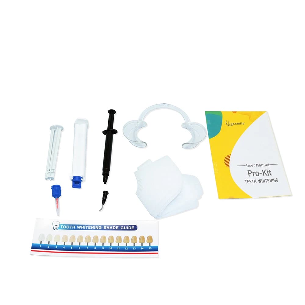 Luxsmile Kit sbiancante dentale per denti Kit sbiancante per sbiancamento dei denti per 2 persone adatto per cliniche e spa