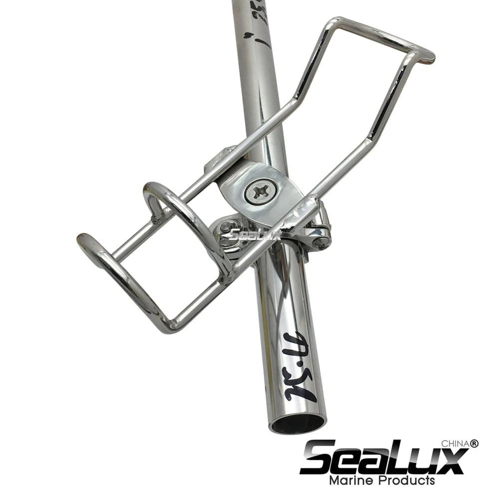 Portacanna Sealux Portacanna da pesca con morsetto regolabile SS304 una pinza adatta a tutti per accessori marini per yacht da pesca