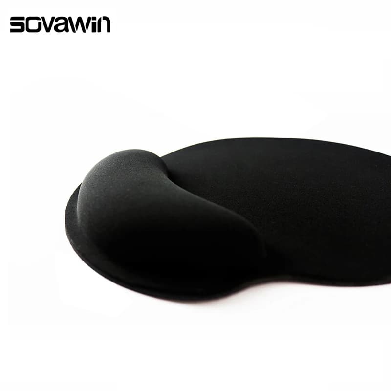 Sovawin tappetino per Mouse in spugna morbida incorporata antiscivolo tappetino ergonomico Gel supporto per polso gioco Mousepad sano per Computer da gioco
