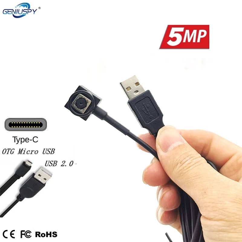 Modulo telecamera USB UVC OTG AF AutoFocus 500W 2592*1944 30FPS ad alta velocità 5MP 8MP 4k Mini CCTV sorveglianza Webcam scansione documenti