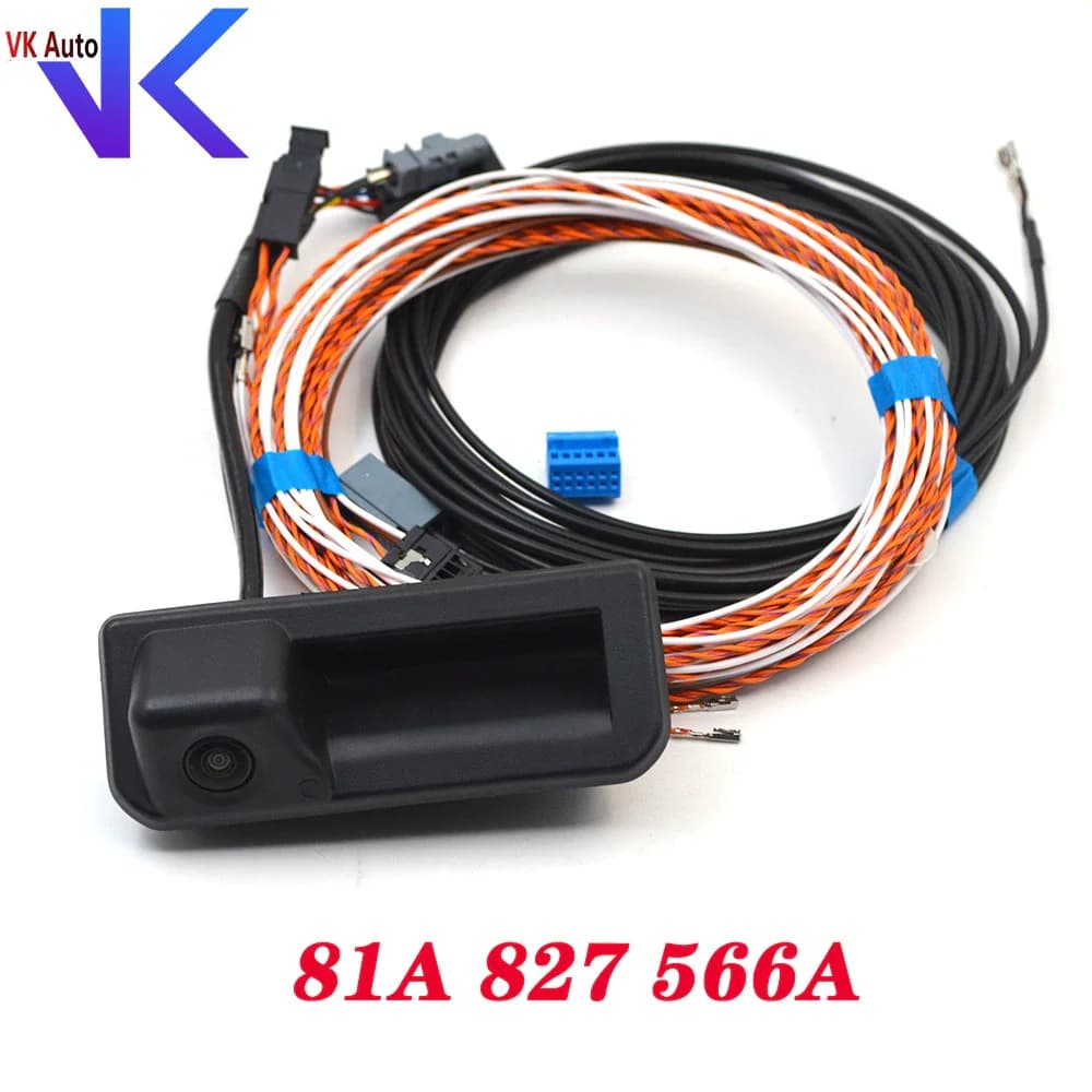 81A 827 566 A Telecamera posteriore con cablaggio della linea di guida ad alta linea per Audi Q2 Q3 F3 81A 827566 A